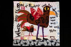 image of a quilt by Ginny Smith titled Bird of Prophecy